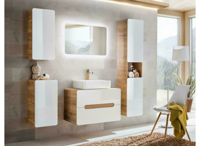 Design Bathroom Furniture Bathroom 5pcs. Set Suite Wardrobe Washbasin