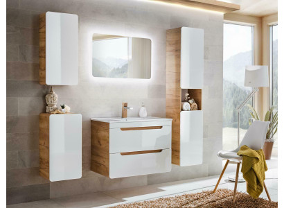 Design Bathroom Furniture Bathroom Suite Wardrobe Washbasin Decorative Lighting