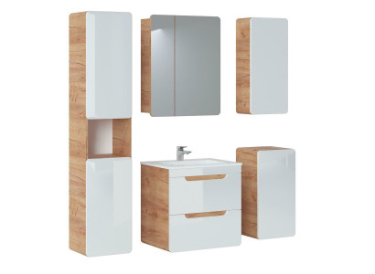 Design Bathroom Furniture Bathroom 5pcs. Set Suite Wardrobe Deco Washbasin