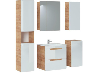 Design Bathroom Furniture Bathroom 5pcs. Set Suite Wardrobe Deco Washbasin