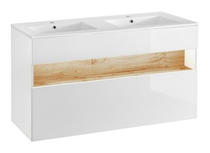 Double Washbasin Washbasin base cabinet with Washbasin basin