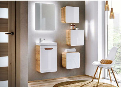 Design Bathroom Furniture Bathroom 5pcs. Set Wardrobe Wash Basin