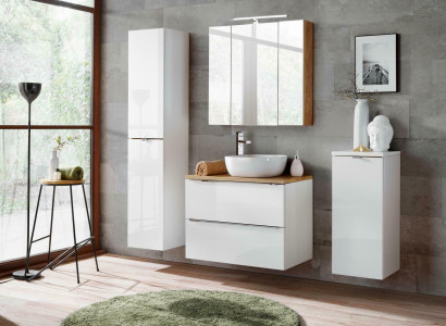 Design Bathroom Furniture Bathroom 4 pcs. Set Suite Decorative Wardrobe Washbasin