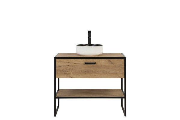 Bathroom furniture set 90cm Washbasin Loft base cabinet Washbasin drawer