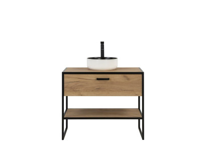 Bathroom furniture set 90cm Washbasin Loft base cabinet Washbasin drawer