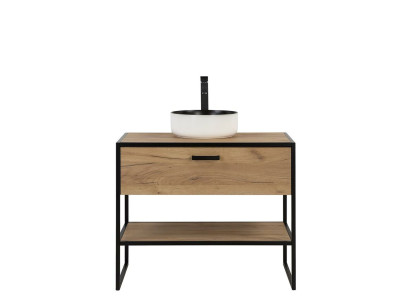 Bathroom furniture set 90cm Washbasin Loft base cabinet Washbasin drawer