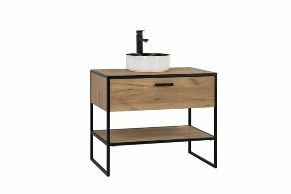 Bathroom furniture set 90cm Washbasin Loft base cabinet Washbasin drawer