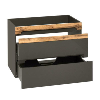 Bathroom furniture set 80cm washbasin with base cabinet modern decorative washbasin