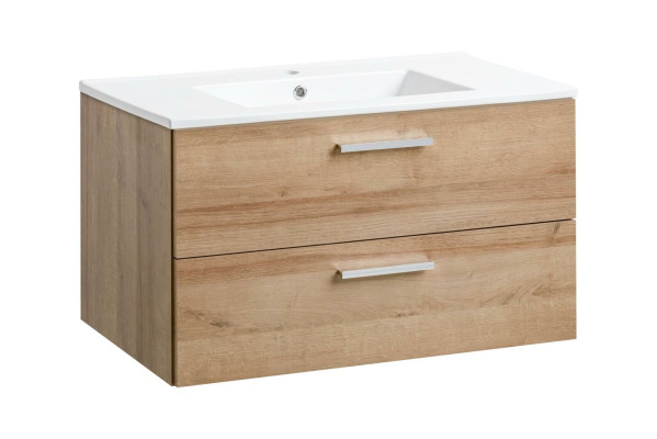 Bathroom furniture set 80cm washbasin with modern base cabinet decorative washbasin