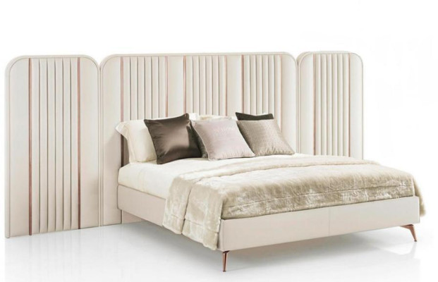 Kingsize Bed Double bed Bedroom Furniture Large Headboard Wooden Frame