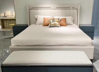 Bedroom Set Luxury Furniture Bed Bedside tables Double beds Bed frame