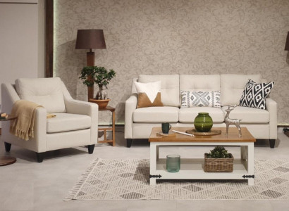 Design Living room Sofa set Three Seats Sofa Modern Furnishings Armchair