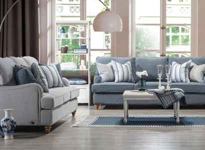 Sofa three seater 2x Living room Luxury Furniture Modern Design Furnishings