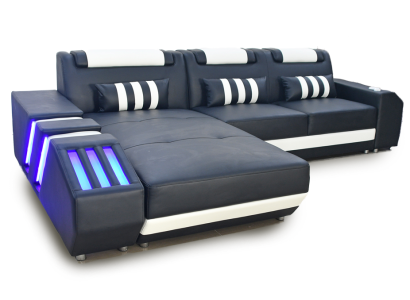 Corner sofa Corner suite Sofa Couch Upholstery Living landscape Suite L-shape