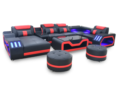 Multifunction Sofa Couch Living landscape Couches Upholstery Sofas LED lighting