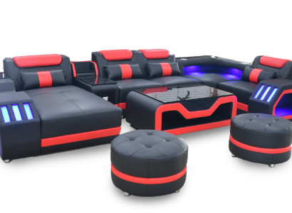 Multifunction Sofa Couch Living landscape Couches Upholstery Sofas LED lighting