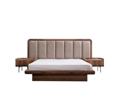 Modern Bedroom Bed Wooden bed Luxury Designer Furniture Bed frame