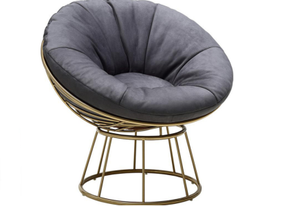 Armchair Seater Design Living room Upholstery Wood Upholstery Modern Luxury Gray