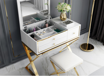 Dressing table White Console tables Bedroom Table Consoles Furniture