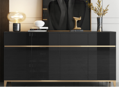 Sideboard Luxury Wardrobe Shelf Wood Sideboard Living room Modern Designer