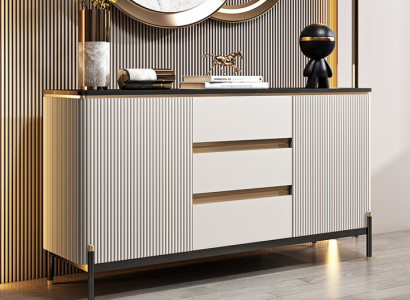 Chest of drawers White Sideboard Wood Wardrobe Furniture Furnishings Sideboard Luxury new