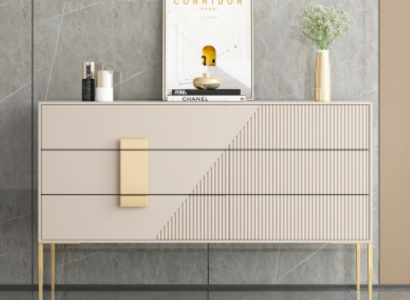 Chest of drawers Sideboard Wood Gray Dining room Design luxury Modern Furniture new