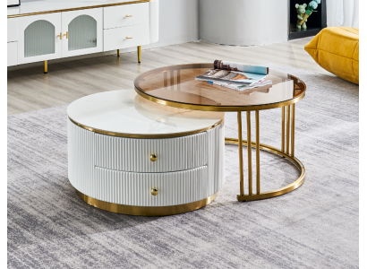 Coffee table Living room Furniture Luxury Wood Tables Coffee tables 80x40.5 Table