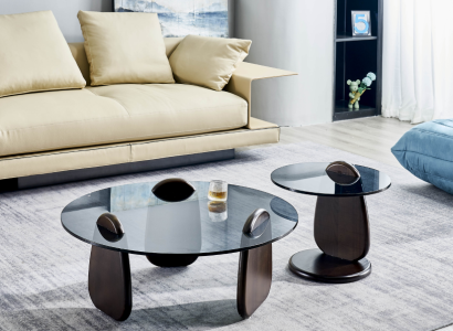 Round Coffee table Coffee table Side table Designer Living room Tables