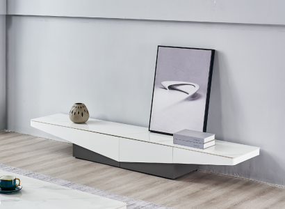 Design Sideboard Wardrobe Chest of drawers Modern Low Board Shelf Living room TV cabinet