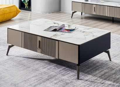 Coffee table Living room Design Furniture Table Luxury Side table Wood Modern