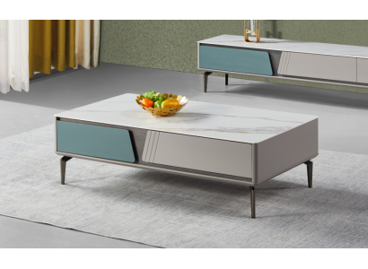 Coffee table Table Design Tables Living room Wooden table Gray new