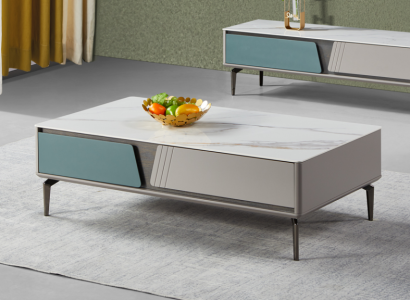 Coffee table Table Design Tables Living room Wooden table Gray new