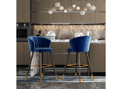 Bar Stool Bar Chair Blue Velvet Design Bar Chairs Bar Stool Chairs new