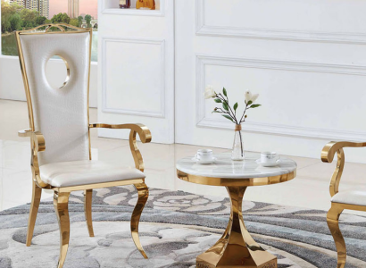 Coffee table Luxury Modern Design Table Living room Side table 60x54