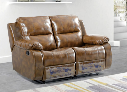 Couches Brown Sofa 2 Seater Massage Chair Two-seater Relax new