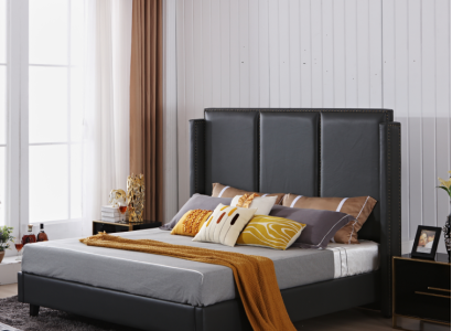 Designer Double bed Bed Hotel Luxury Bedroom 180x200cm Beds