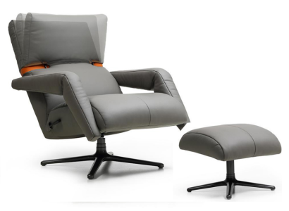 Luxury Armchair Furniture Club Lounge Relax Imitation leather Furnishings Living room