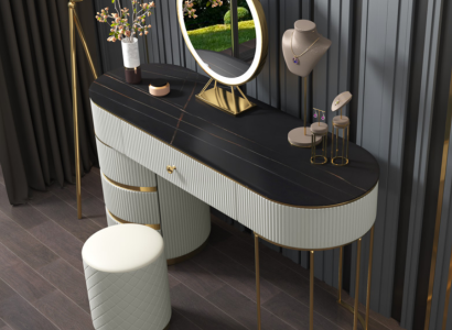 Dressing table Mirror Console Schmink Tables Table Consoles stainless steel