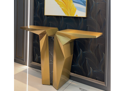 Wood Modern Furniture Console table Gold Table Style Design Console new