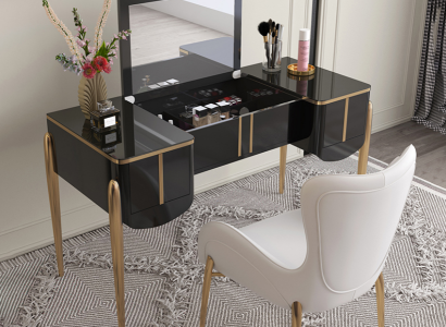 Modern Dressing table Mirror Luxury Console Chest of drawers Bedroom new