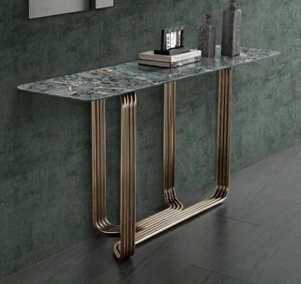 Console table Wood Table Console Luxury Console tables Design stainless steel