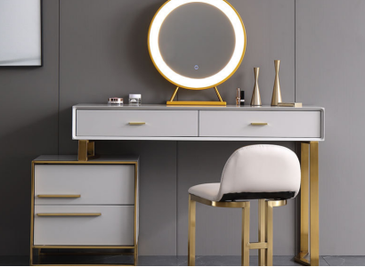 Table Modern Console Mirror Dressing table Bedroom Cosmetic Table