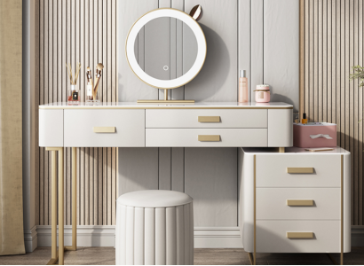 Bedroom Dressing table Dressing table Cosmetic table Mirror drawers