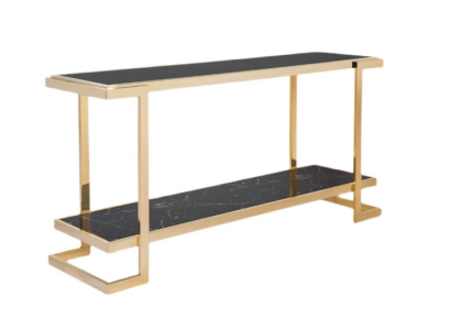 Living room Console table Modern Luxury stainless steel Table Console Gold
