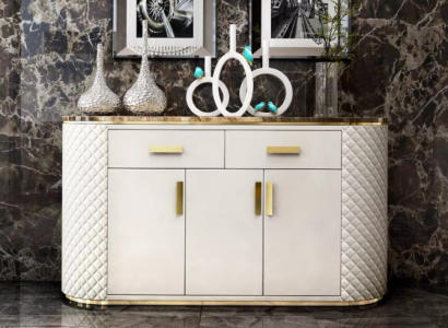 Chest of drawers Design Wood Wardrobe Luxury Sideboard Lowboard Sideboard White new