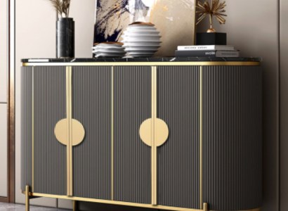 Luxury Sideboard Chest of drawers Living room Designer Gray Furniture Modern new