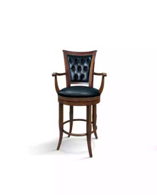 Bar Stool Chair Armchair Imitation leather Classic Furniture Chesterfield Upholstery