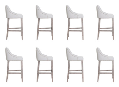 Design Bar Stool 8x Chair Stool Counter Bar Set Chairs Complete Suite new