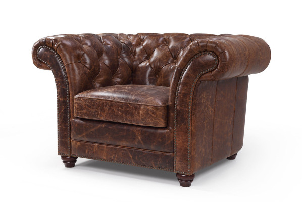 Chesterfield Sofa Couch Upholstery 1 Seater Armchair Sofas Design Upholstery Leather new
