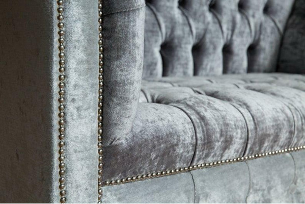 Design Chesterfield Fabric Couch Chaise Lounge Upholstery new Chaise Longues Sofas